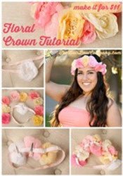 Crafting a Floral Crown