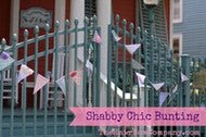 DIY Shabby Chic Bunting