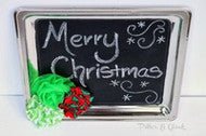 Dollar Store Christmas Chalkboard