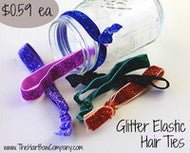 Glitter Elastic Hair Ties