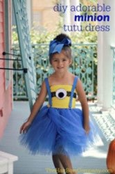 ワンピース Luminous tulle ribbon drape minionepiece Minion Tutu Dress – The Hair Bow Company