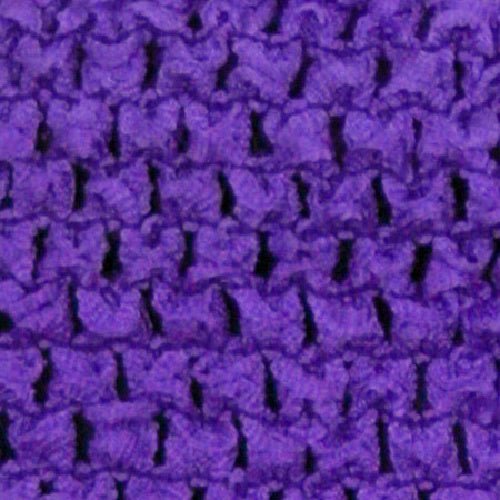Purple 8" Lined Crochet Tutu Top