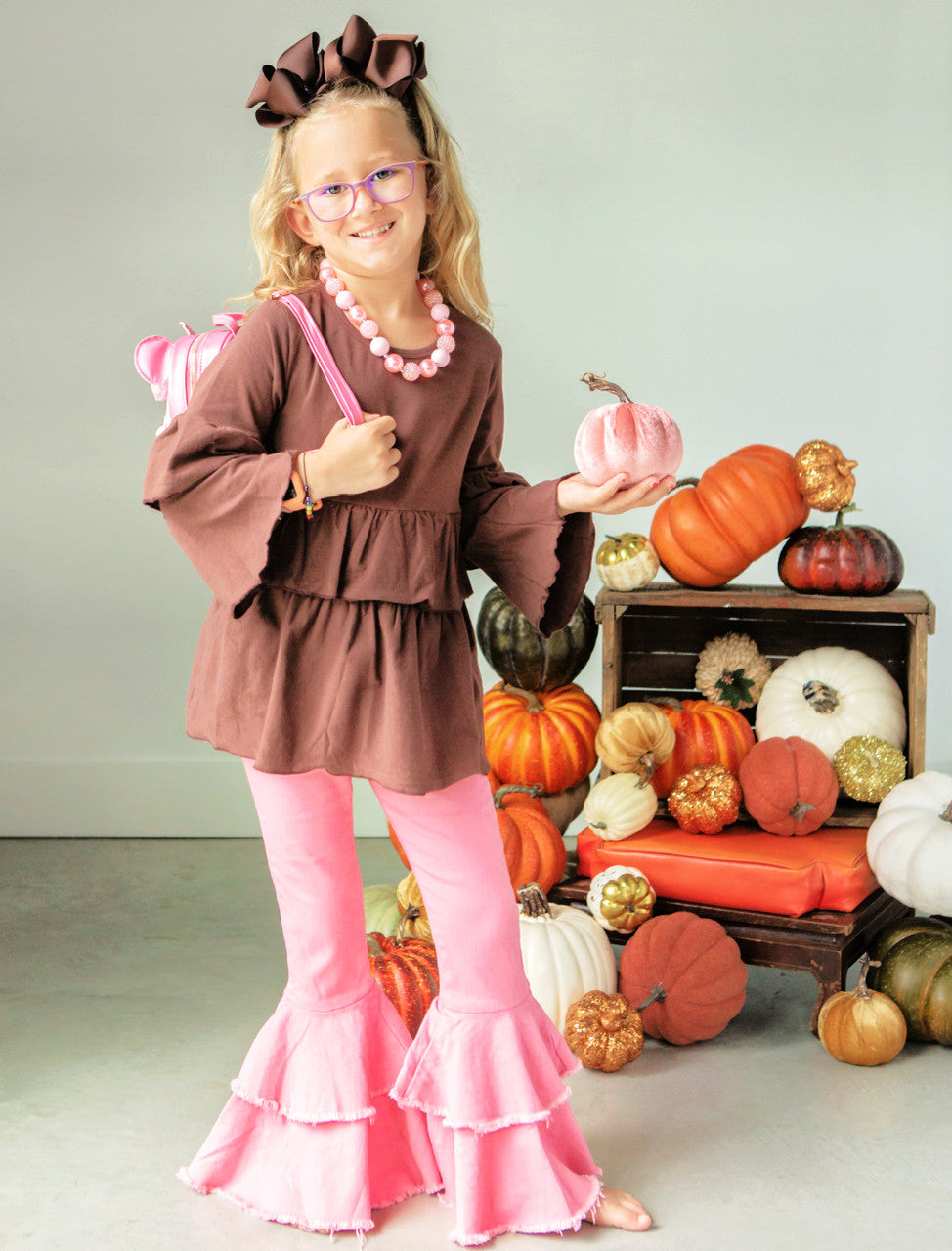 Pink Bells on model