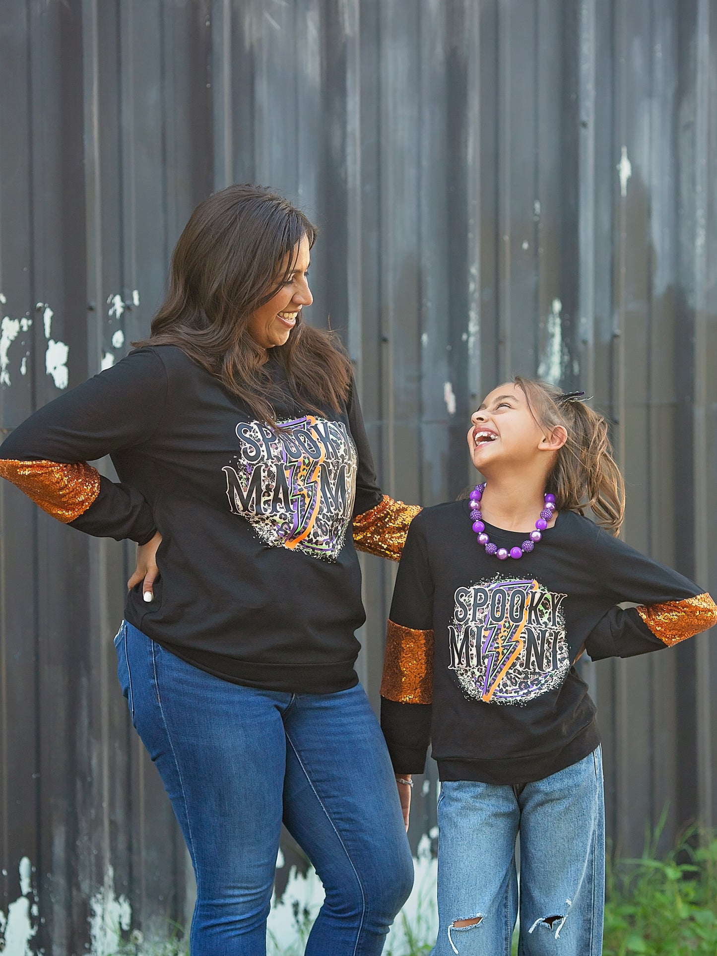 Mommy & Me Spooky Mama & Mini Sweatshirt