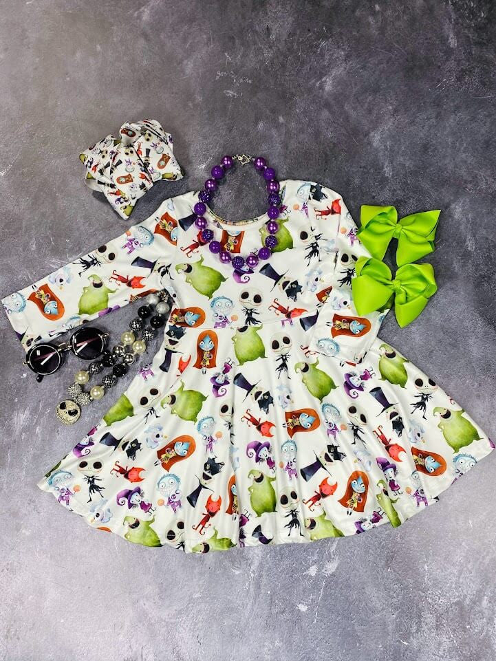 Nightmare Before Christmas Friends Dress with the movie characters