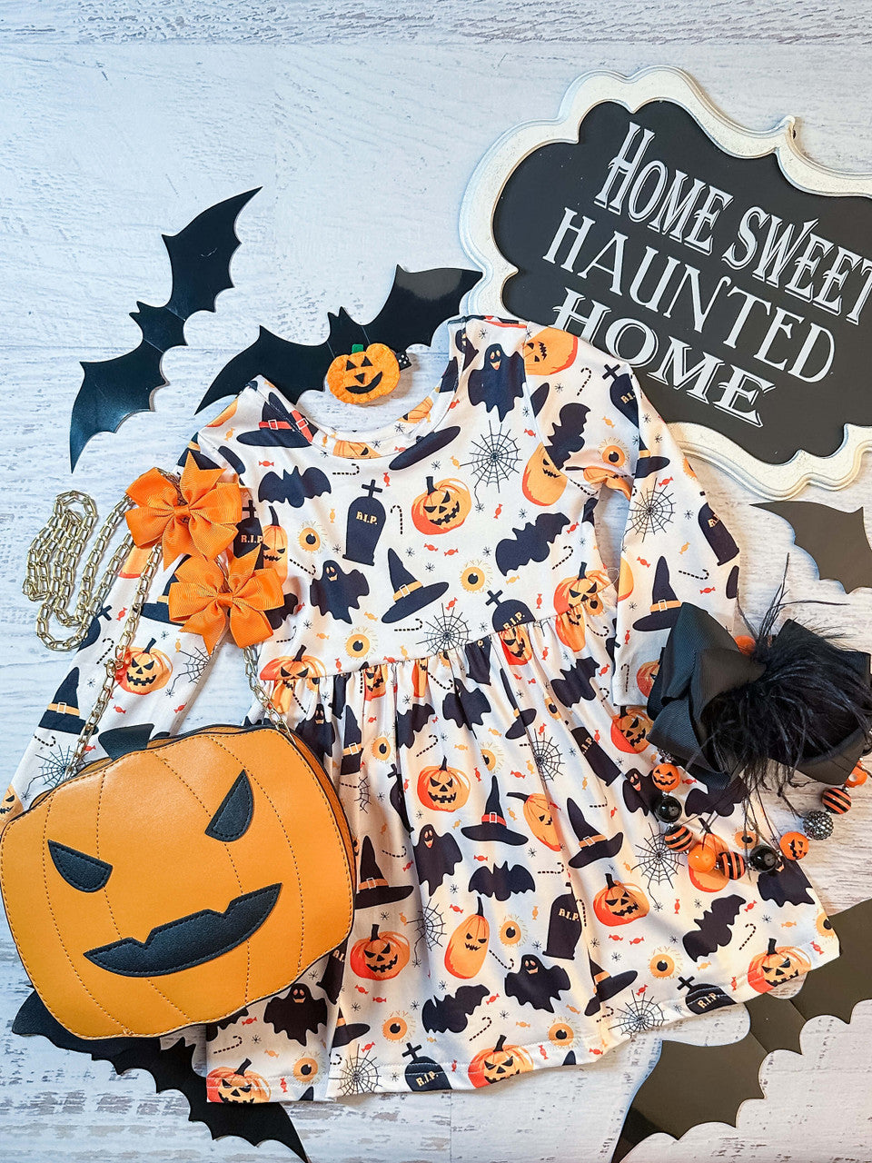 spooky and fun halloween horrors twirl dress