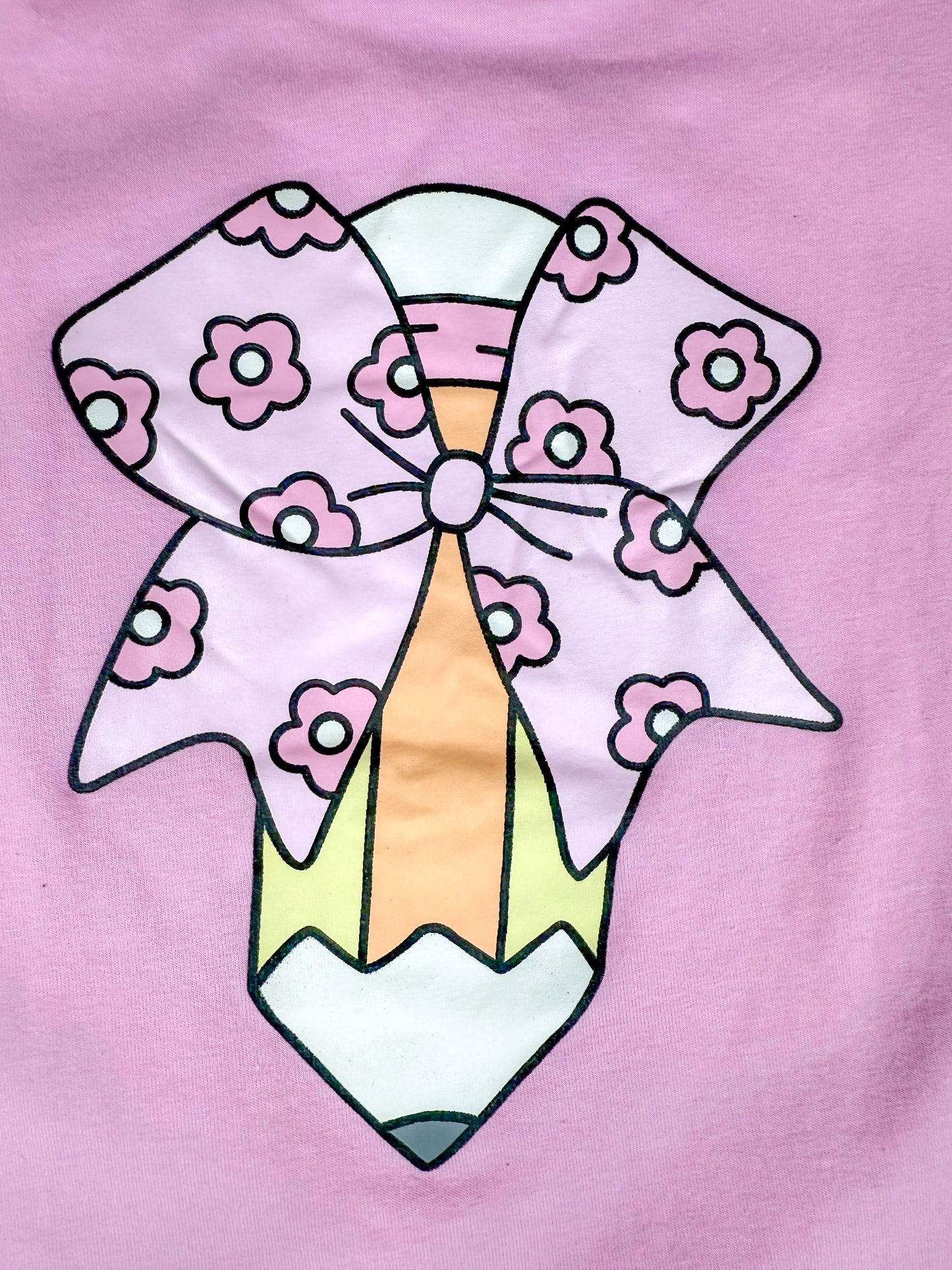 Bows & Pencils Flared Pants Set