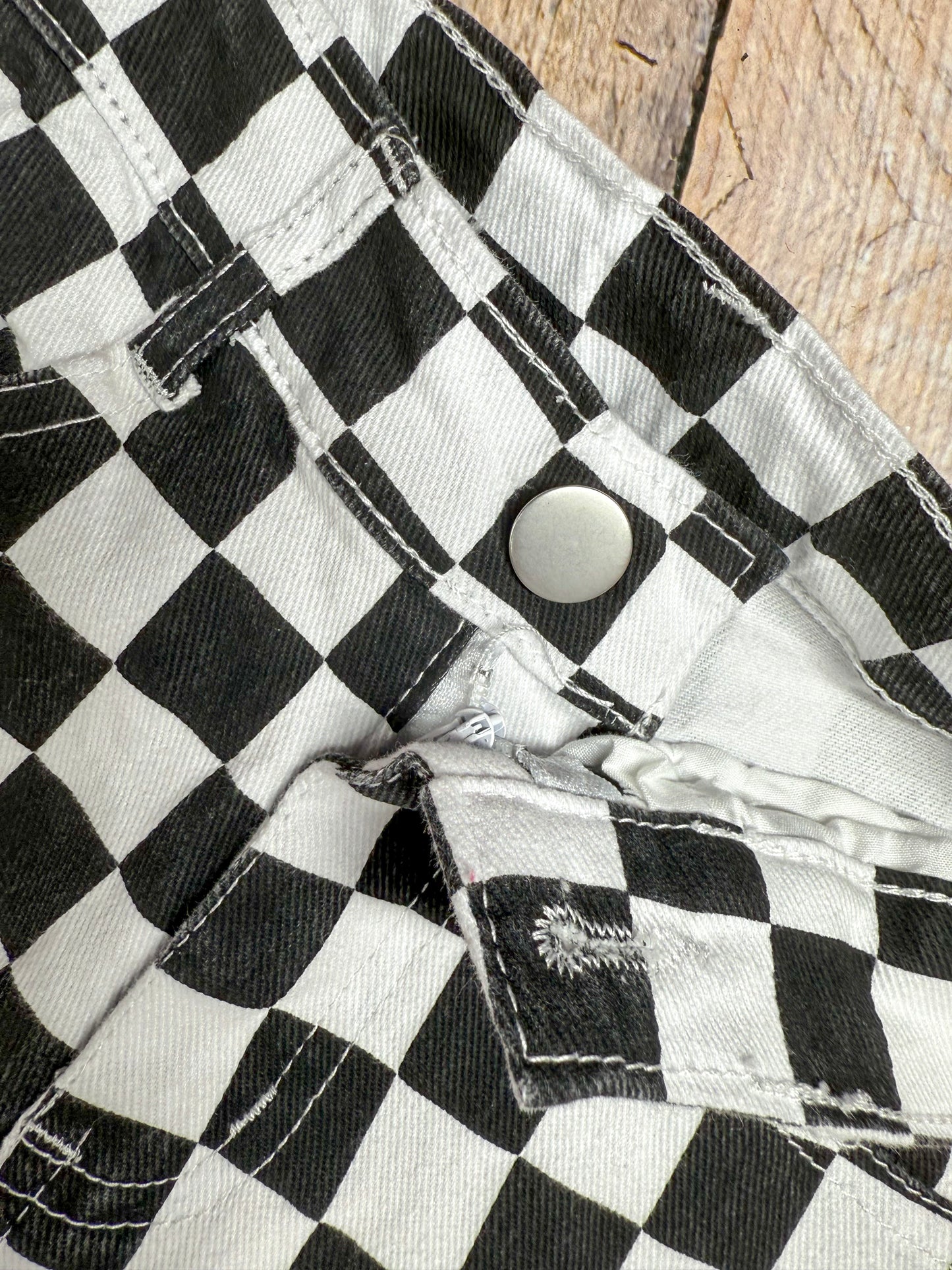 close up photo of the button on the pants