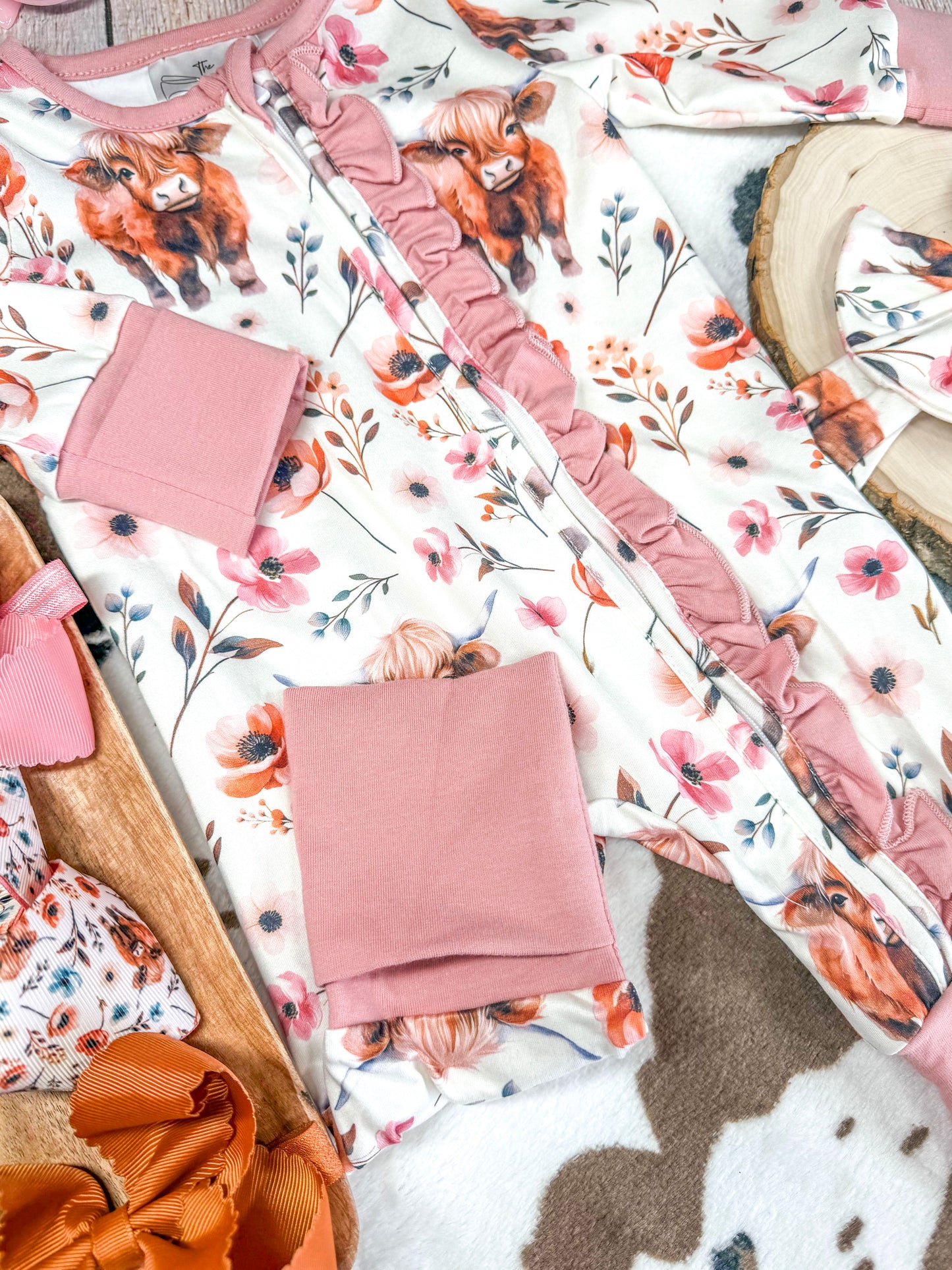 Highland Bloom Infant Onesie