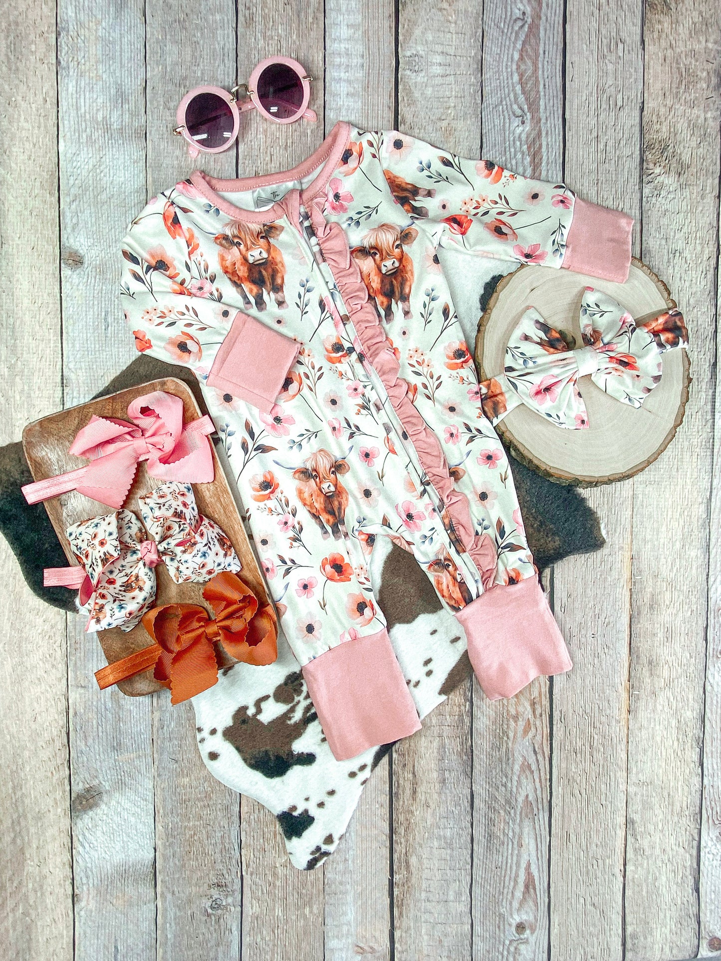 Highland Bloom Infant Onesie