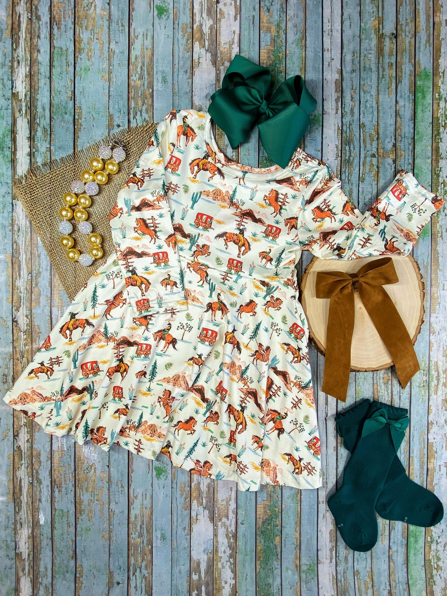 Dreaming of the Rodeo Twirl Dress