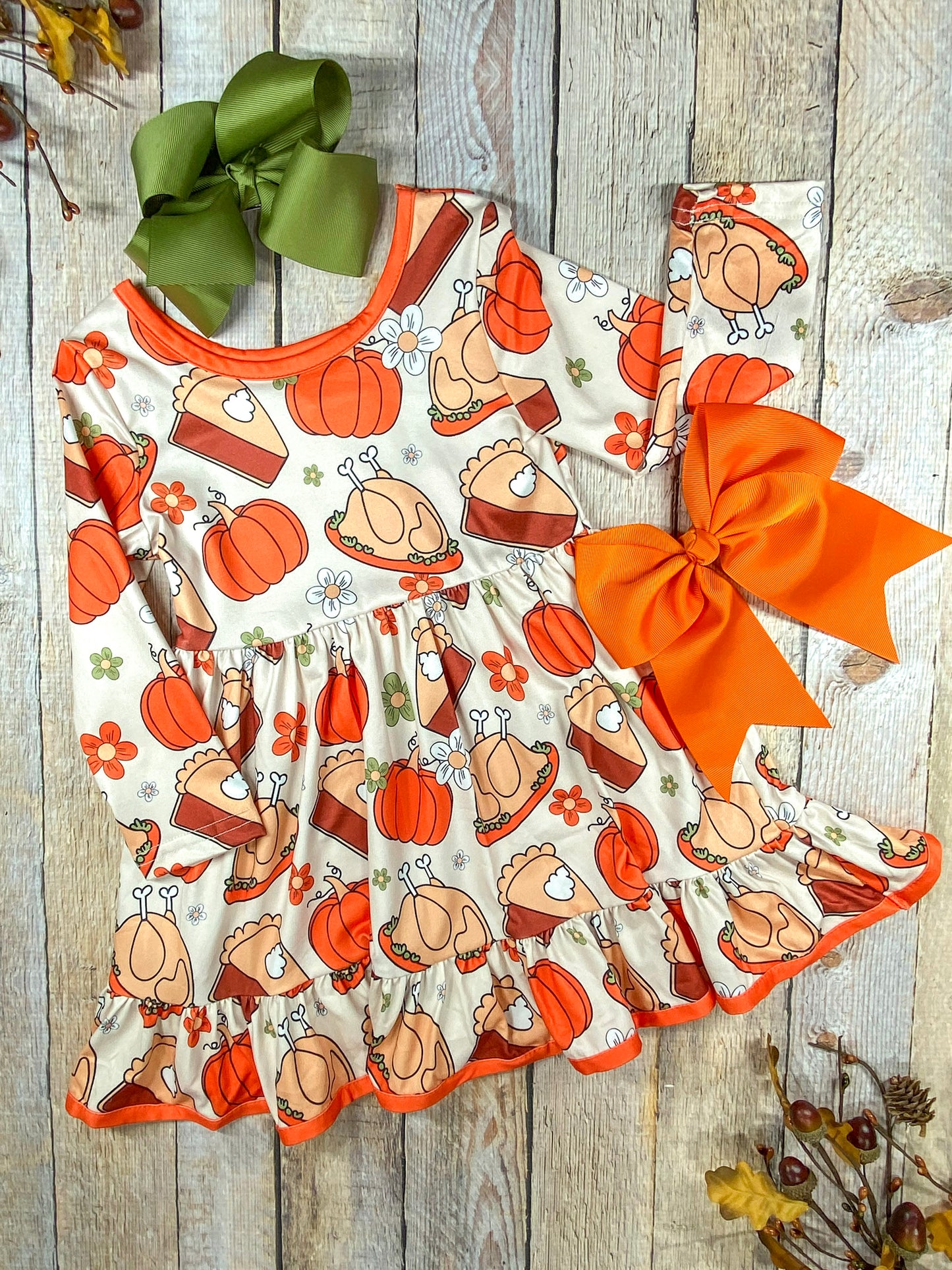 Thanksgiving Treats Twirl Dress