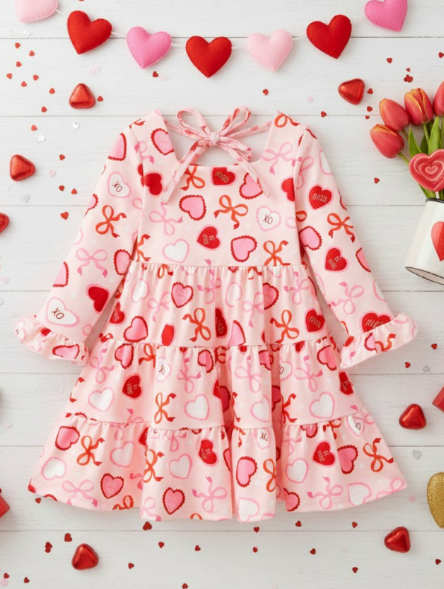 Lots of Love Tiered Twirl Dress - Alternative view