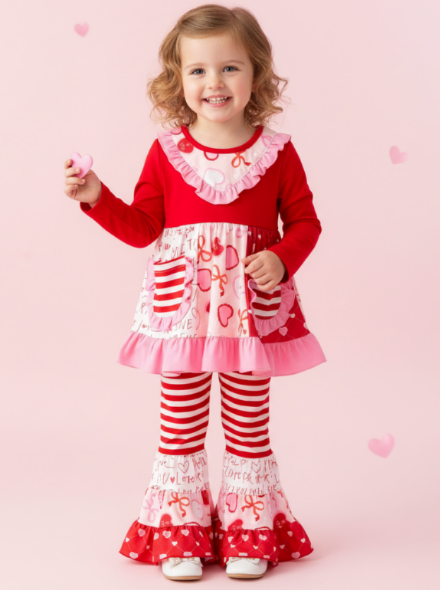 Cupid's Little Helper Bell Bottom Set