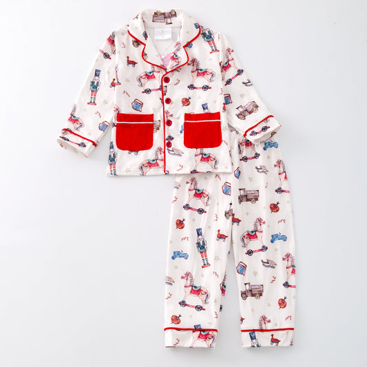 Rocking Horses & Nutcracker Boy's PJ's - Alternative view
