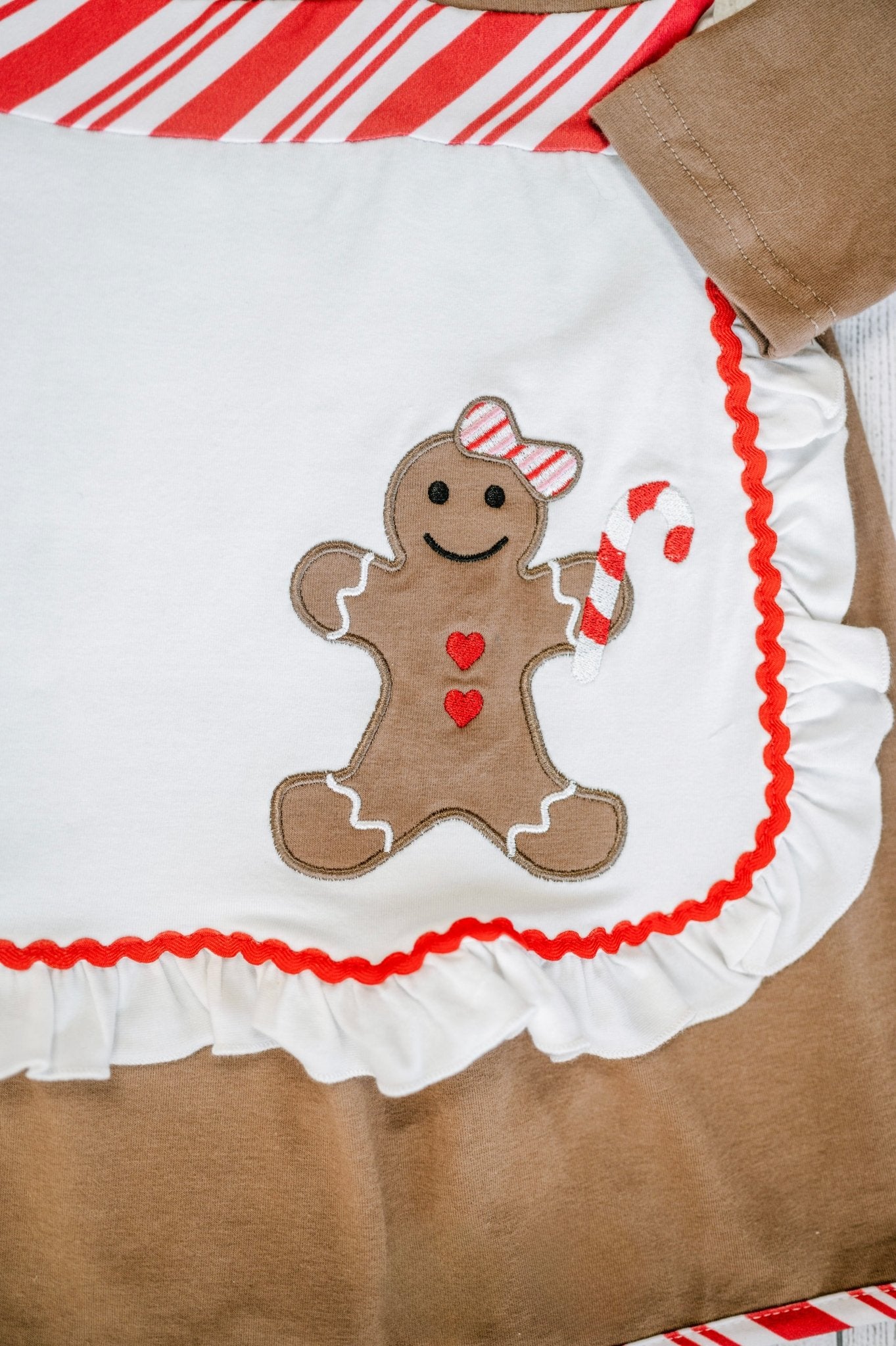 Gingerbread Baker Apron Dress