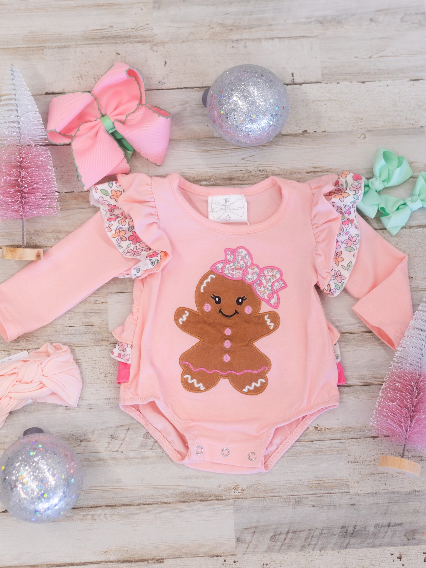 Princess Pink Gingerbread Infant Onesie