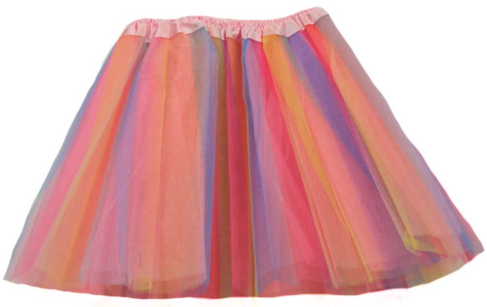 pastel rainbow toddler tutu