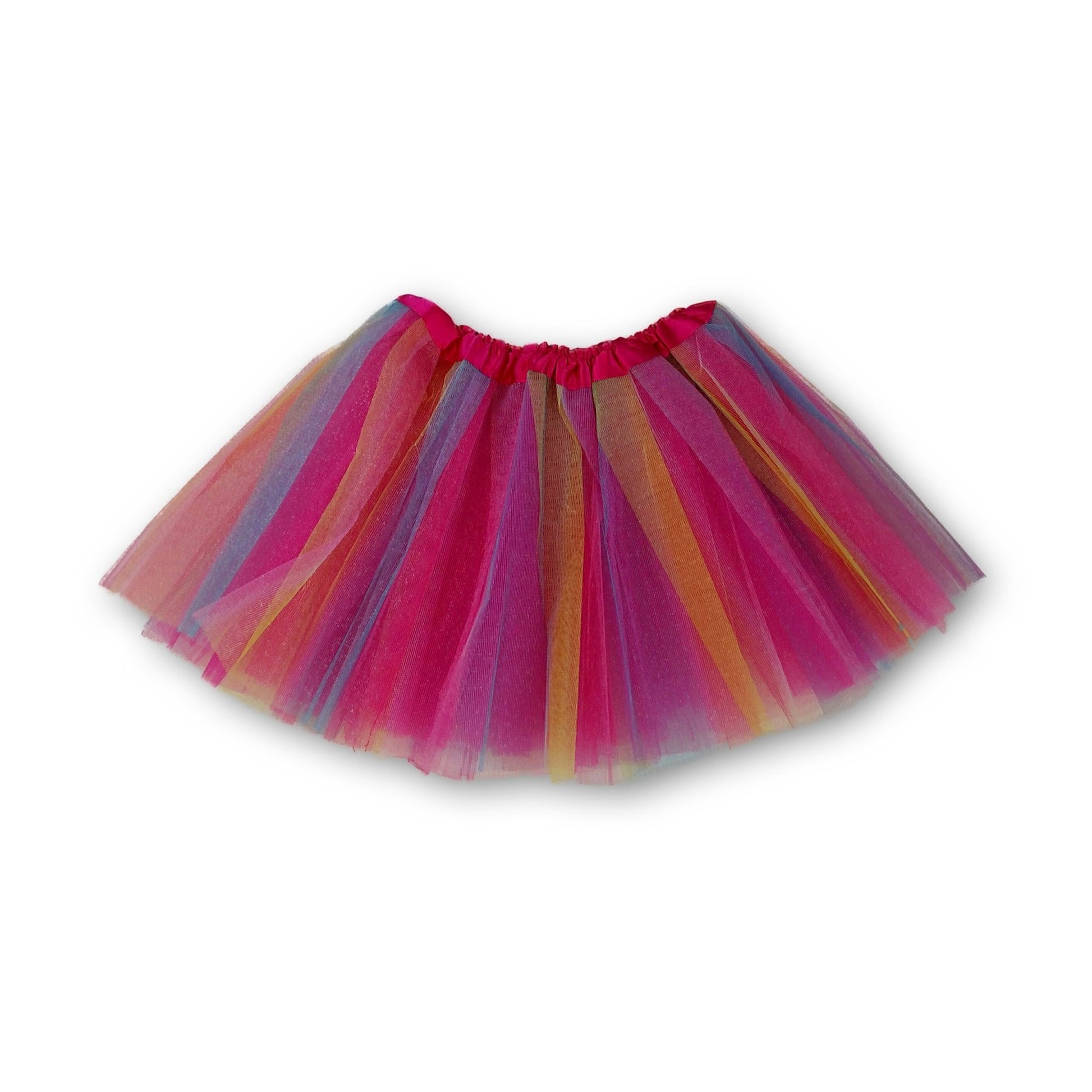 bright rainbow toddler tutu