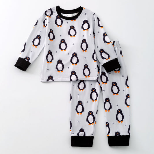 Penguins Galore Boy's PJ's - Alternative view