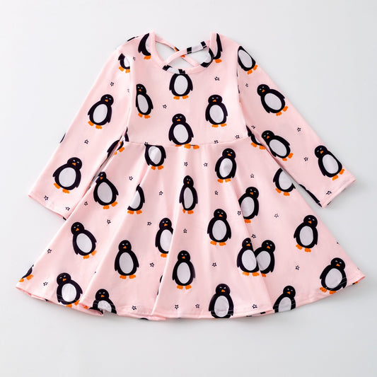 Penguins Galore Twirl Dress - Alternative view