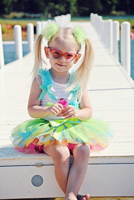 Rainbow Tutu for girls age 3m-4y