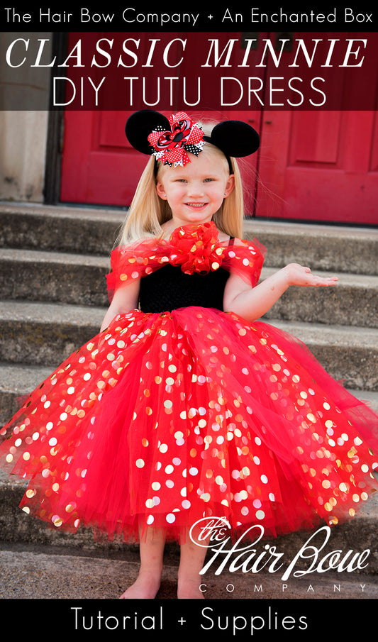 Classic Minnie Mouse Tutu Dress DIY Tutorial