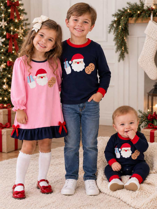 How to Coordinate Christmas Dresses, Rompers, Longalls and Boys' Shirts