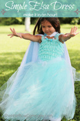 Simple Queen Elsa Dress
