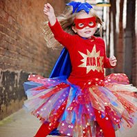 30 Minute Super Hero Costume on child