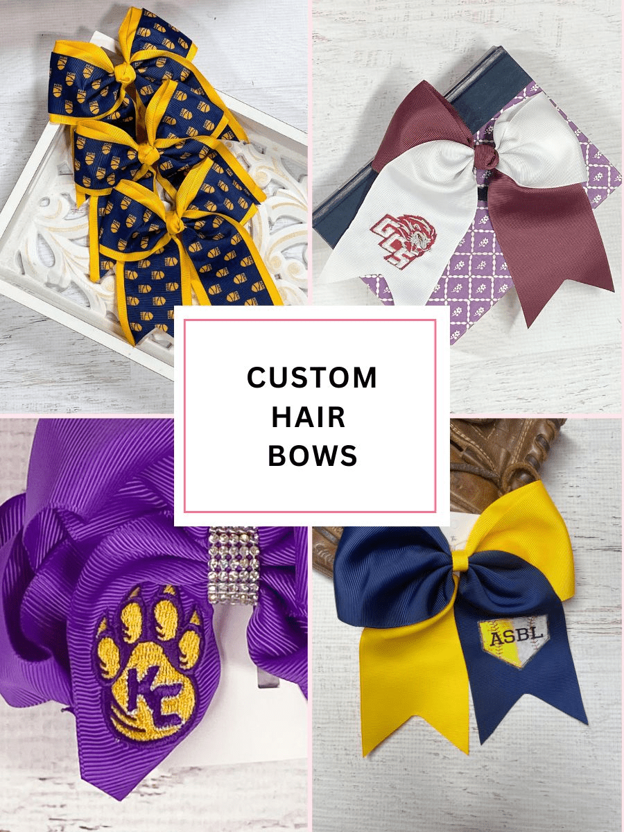 Custom Hair Bows for Schools, Businesses & Teams