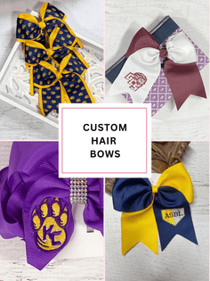 Custom Hair Bows for Schools, Businesses & Teams