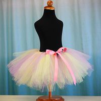 No Sew Pastel Tutu on mannequin