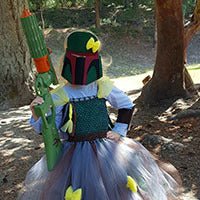 Princess Bounty Hunter Tutu Dress DIY on model