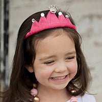Ribbon Princess Crown DIY on child