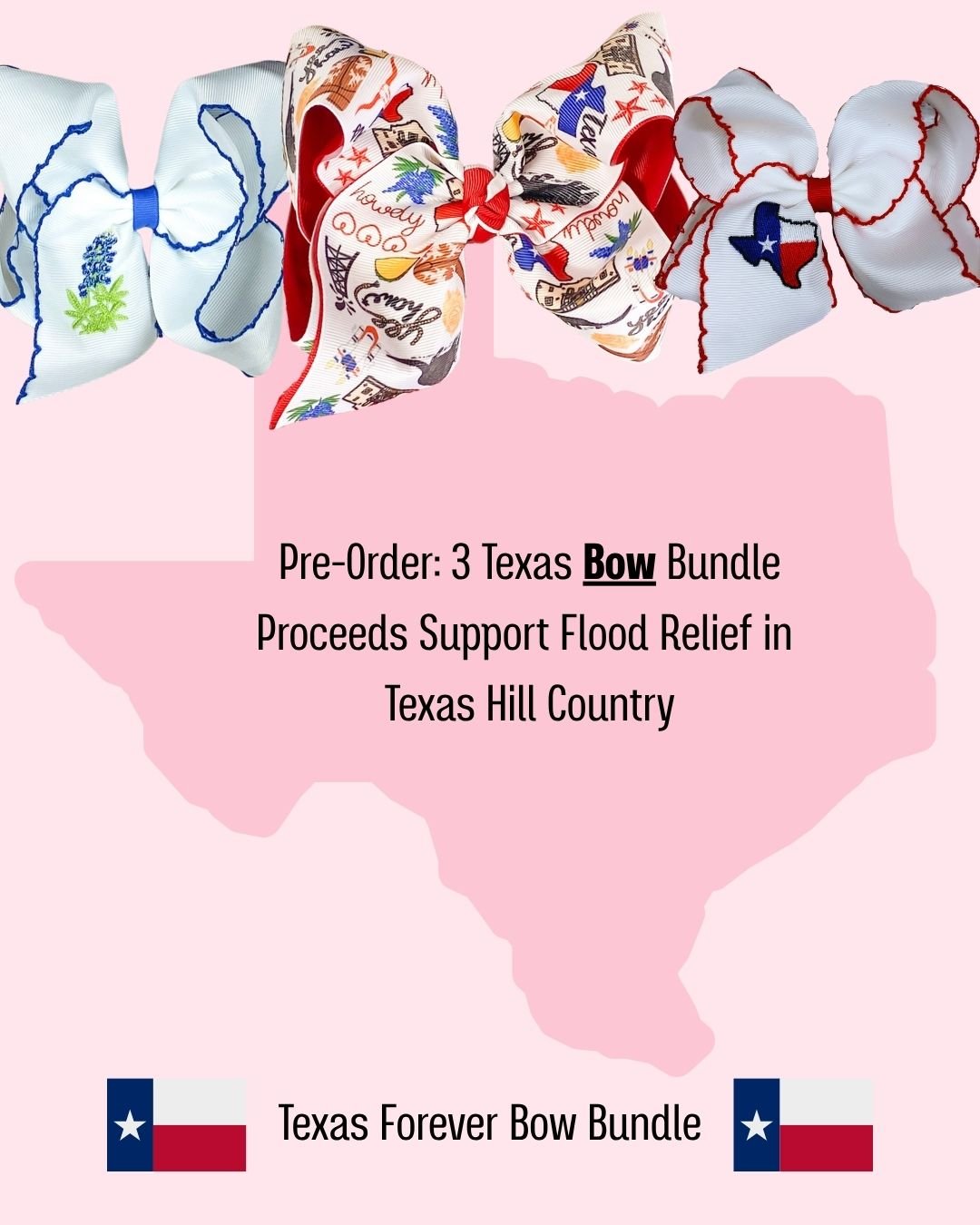 texas hair bows | fundraiser for texas