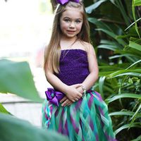 Twirly Mermaid Tutu dress on child