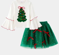 Christmas Tree Cake Twirl Dress – The Hair Bow Company
