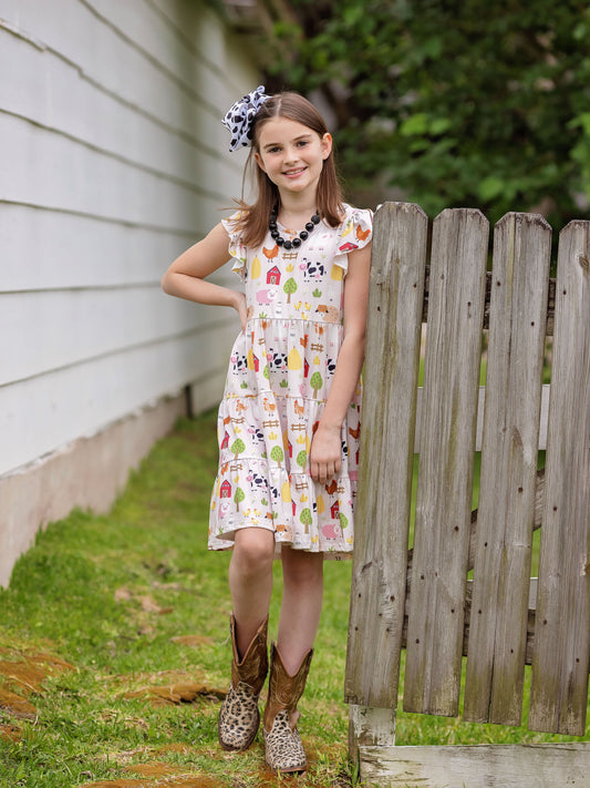 Country Living Tiered Twirl Dress