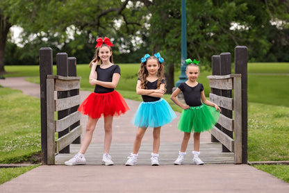 models wearing tutus