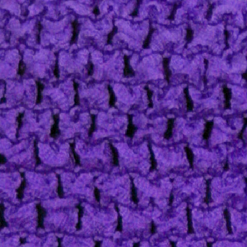 Purple 8" Lined Crochet Tutu Top