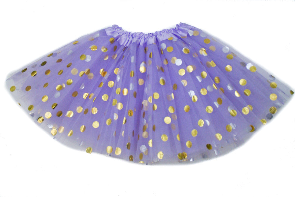 Gold Polka Dot Teen Tutu