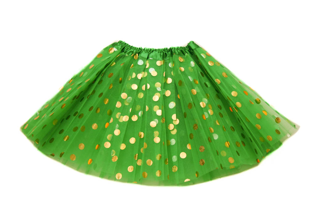 Gold Polka Dot Teen Tutu