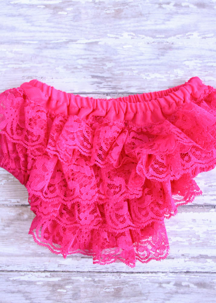 Bloomers de encaje para bebé