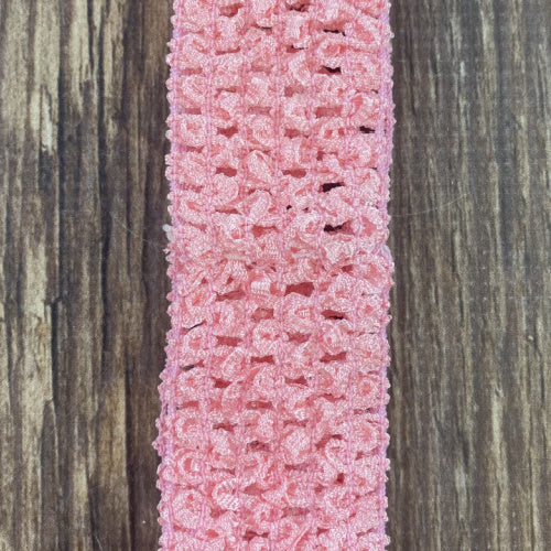 Bubblegum Individual Crochet 1.5" Headband
