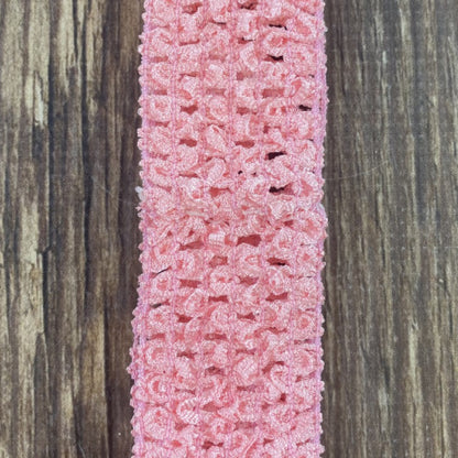 Bubblegum Individual Crochet 1.5" Headband