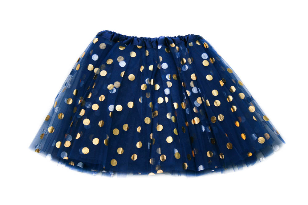 Gold Polka Dot Teen Tutu