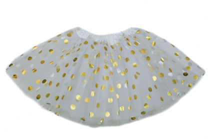 Gold Polka Dot Teen Tutu