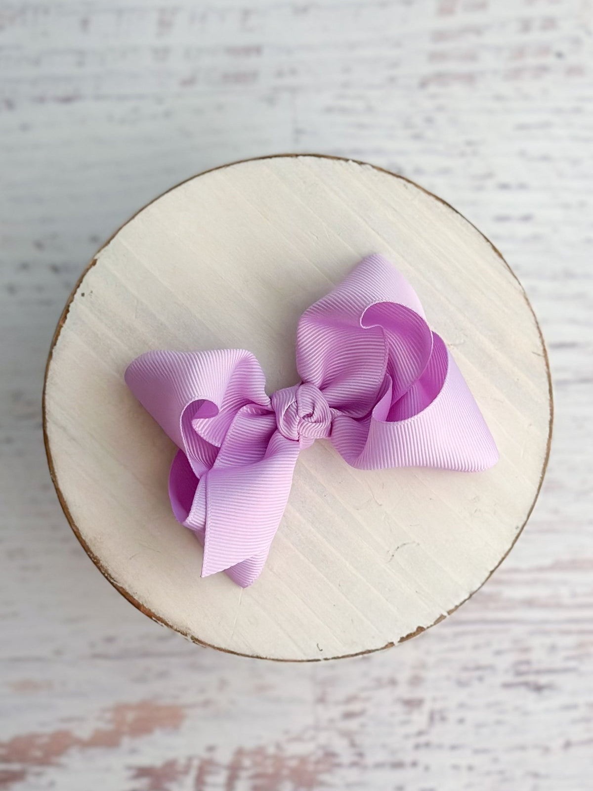 4 inch lavender essential grosgrain hair bow