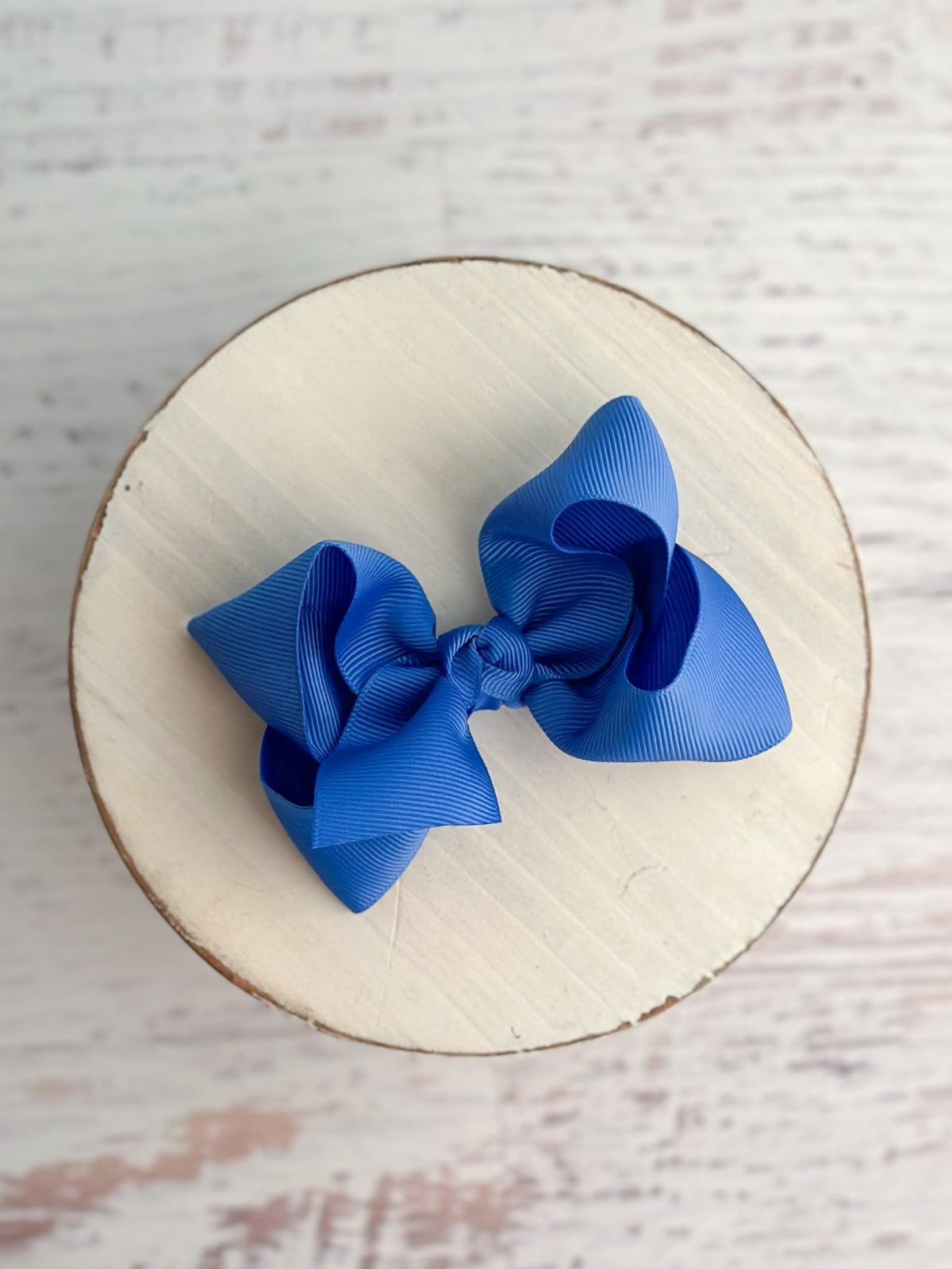 4 inch royal blue essential grosgrain hair bow